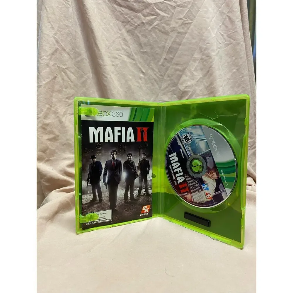 Tested Mafia II (Microsoft Xbox 360 2011) w/ Manual